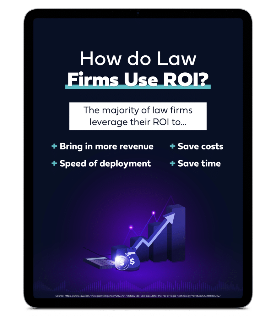 How law firms leverage roi