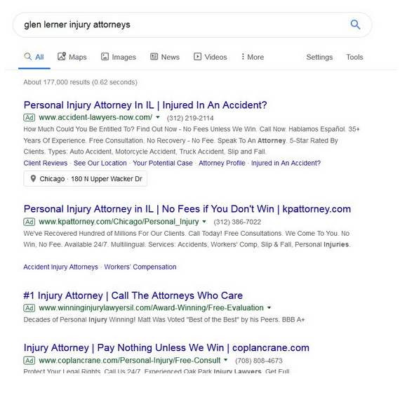 search result page