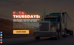 fatal thursdays - truck accident creative asset