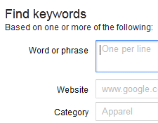 find keywords