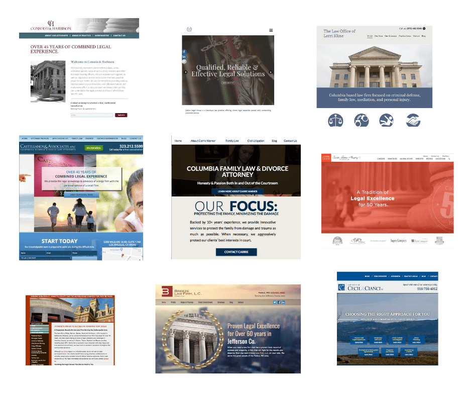lawyer website examples