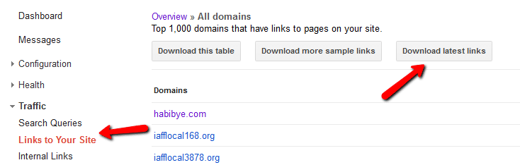 links to your site in google analytics