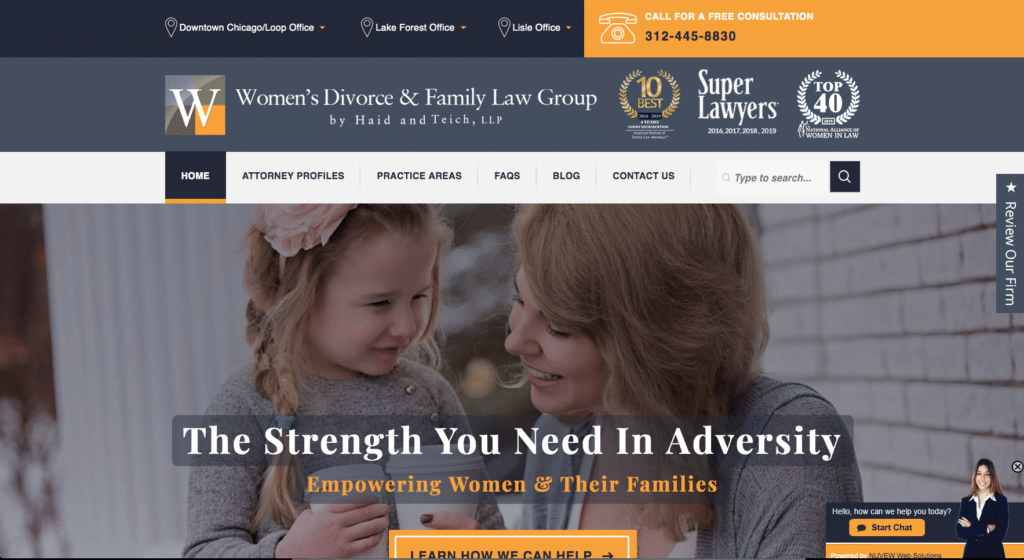 women's divorce & family law group by haid and teich, llp