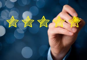 review stars