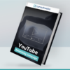 3d book on youtube advertising strategies against a blue gradient background.