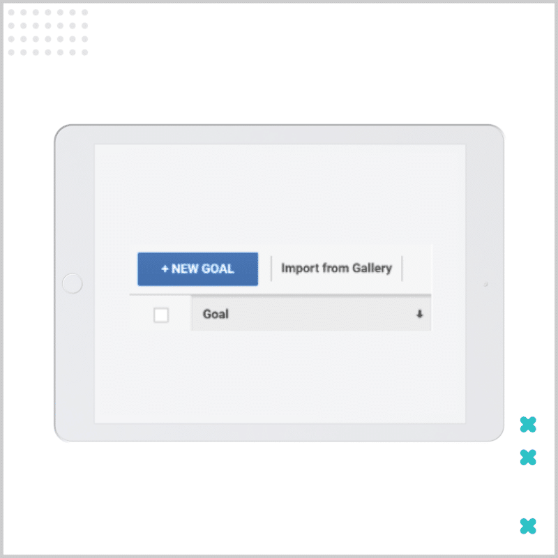 step 4 Click-New-Goal