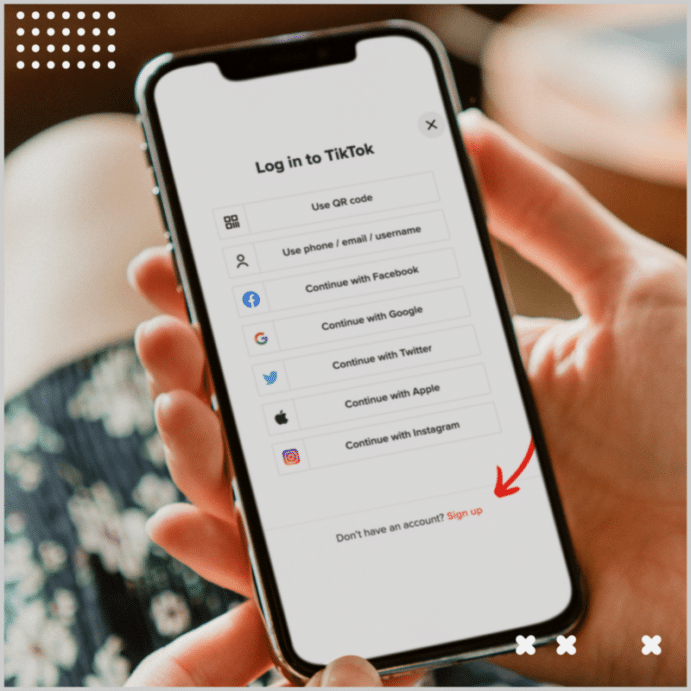 How to log In to tik tok 