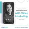 Podcast graphic: robert weiss discusses video marketing strategies on lawsome podcast.