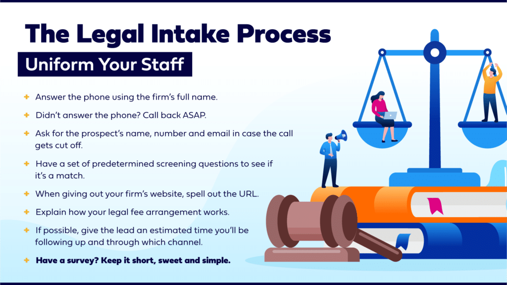 Legal intake process