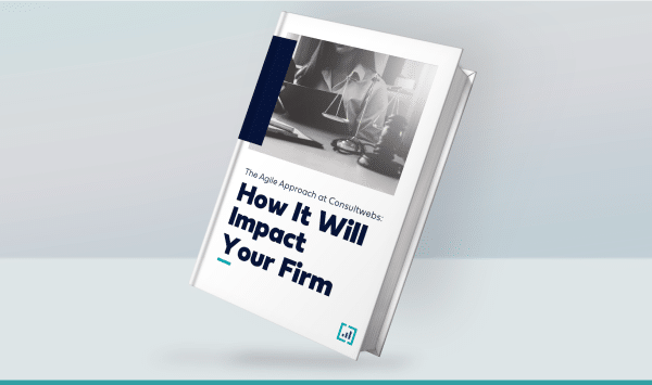 Brochure cover on Impact Analysis: Navigating Changes in Your Business with balance scale image.