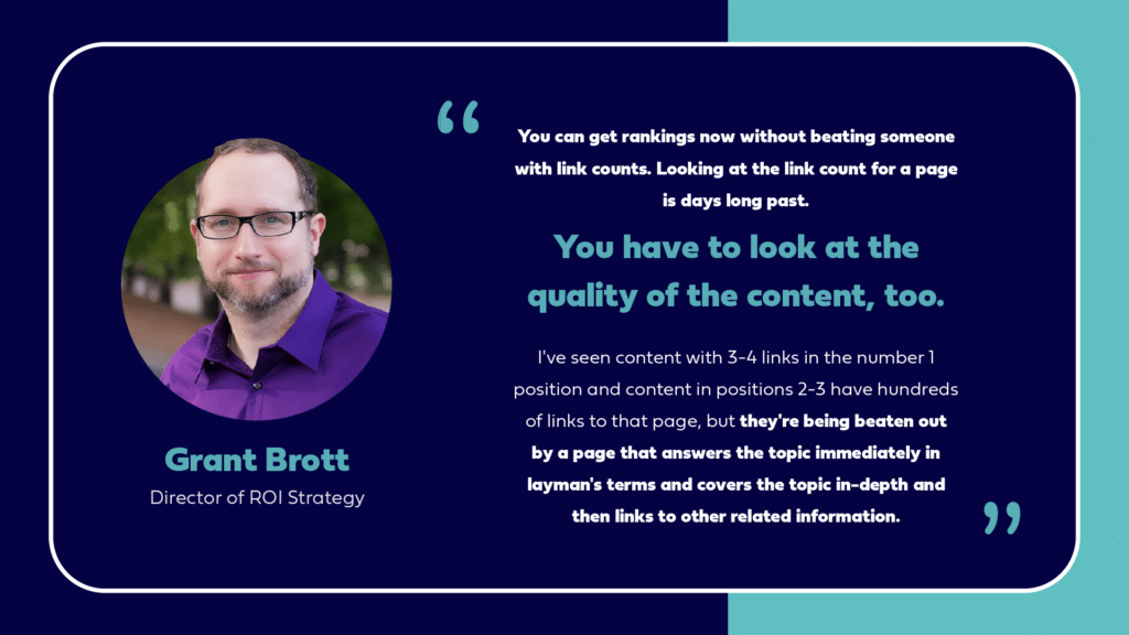 Grant brott seo strategy quote