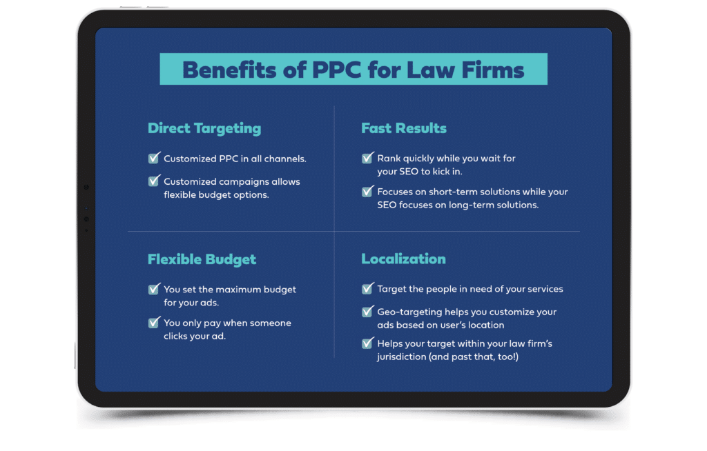 Benefits of ppc for law firms