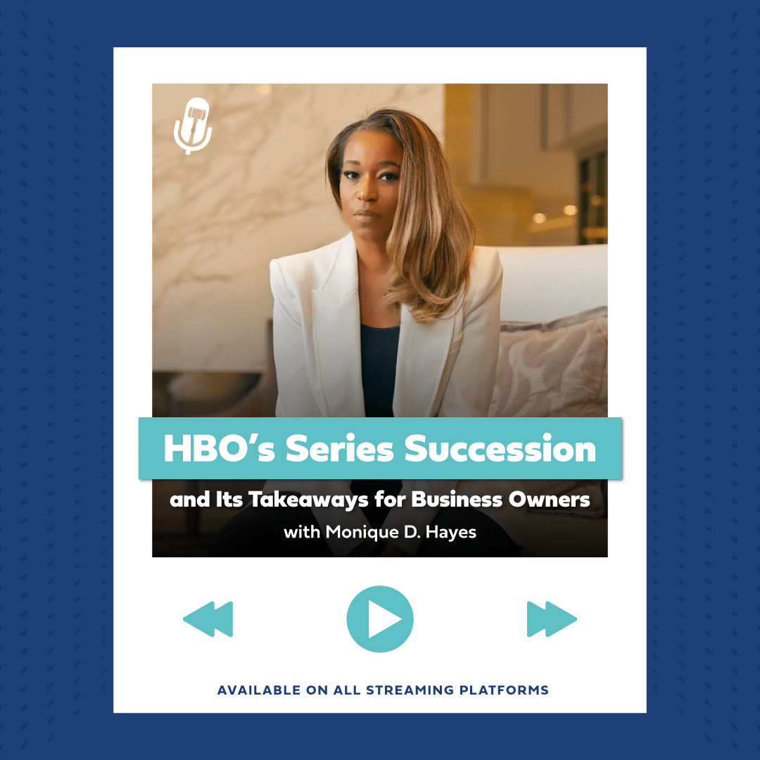 Monique D. Hayes discusses HBOs Succession business insights, available on all streaming platforms.