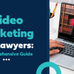Guide cover for video marketing for lawyers with modern design and professional imagery.