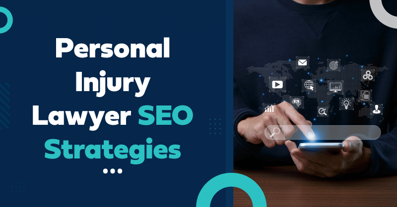 Professional reviews SEO analytics on tablet for personal injury lawyers, in a sleek, modern design.