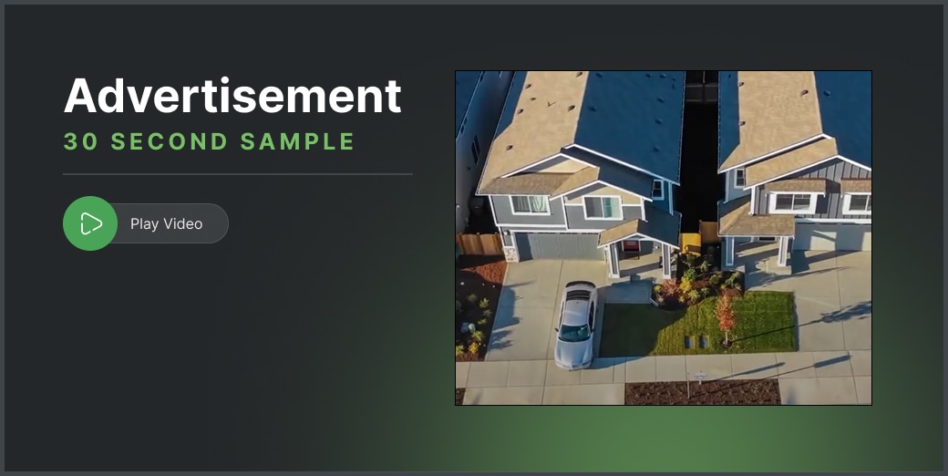 Video Advertisement Sample – 30 Seconds