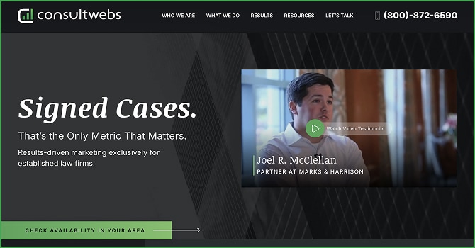 Consultwebs image about signed cases