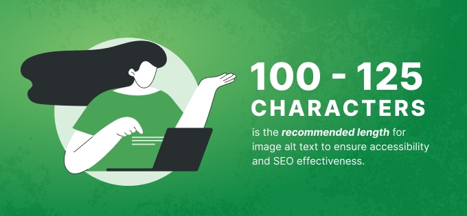 100 to 125 characters